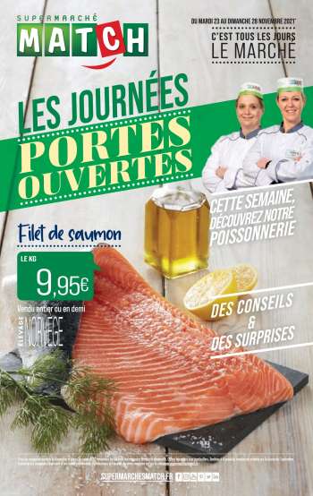Catalogue Supermarché Match - 23/11/2021 - 28/11/2021.