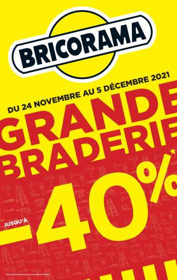 Catalogue Bricorama - 24/11/2021 - 05/12/2021.