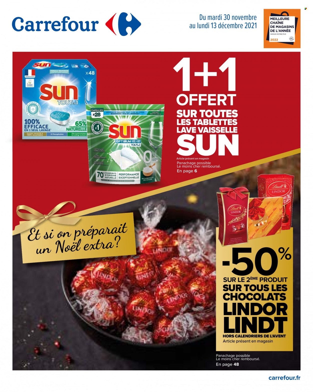 Catalogue Carrefour Hypermarchés - 30/11/2021 - 13/12/2021. Page 1