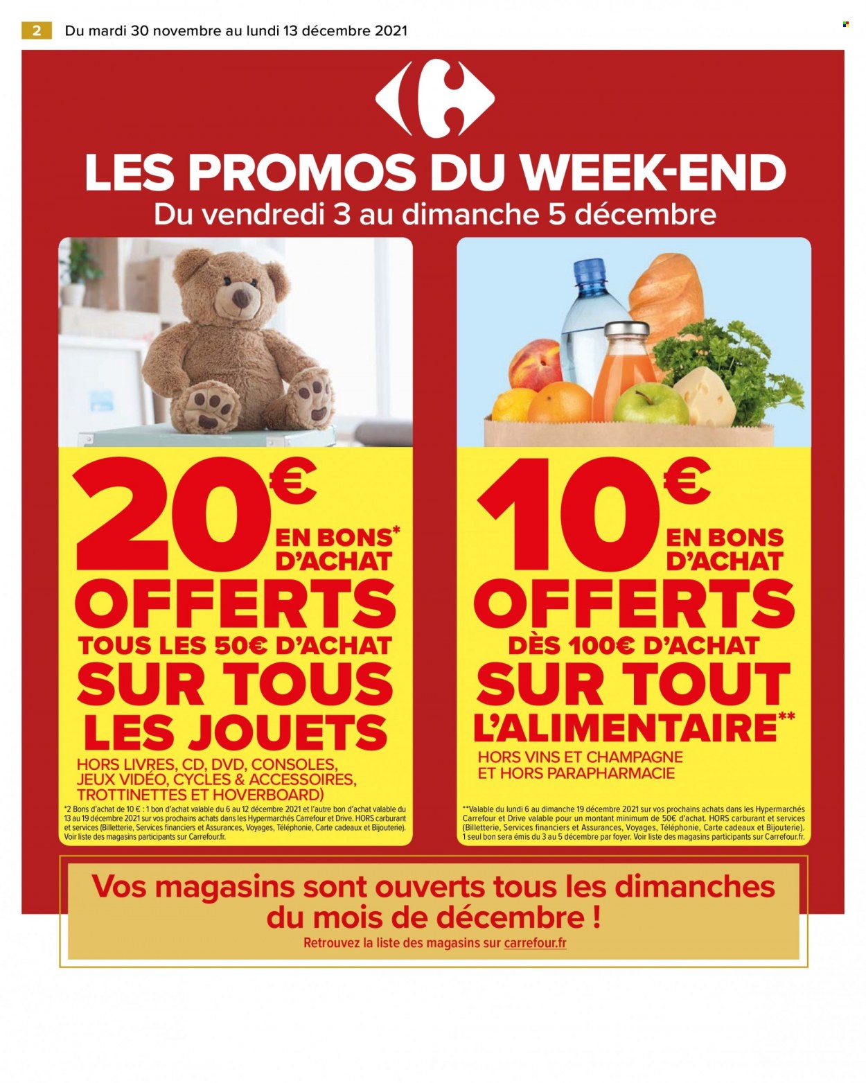 Catalogue Carrefour Hypermarchés - 30/11/2021 - 13/12/2021. Page 2