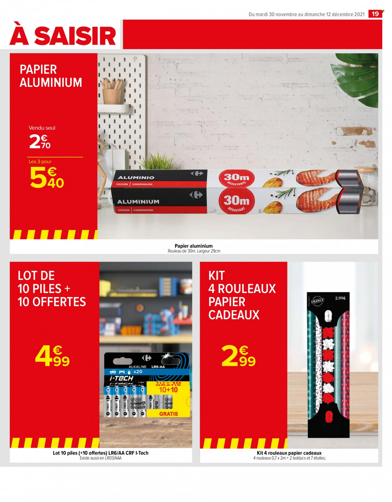 Catalogue Carrefour Market - 30/11/2021 - 12/12/2021. Page 19