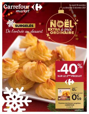 Catalogue Carrefour Market - 30/11/2021 - 12/12/2021.