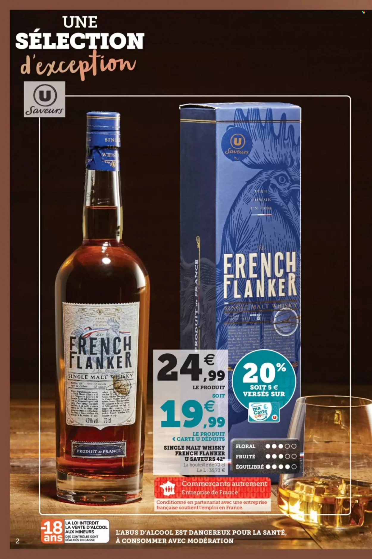 thumbnail - Catalogue U express - 16/11/2021 - 24/12/2021 - Produits soldés - whisky. Page 2.