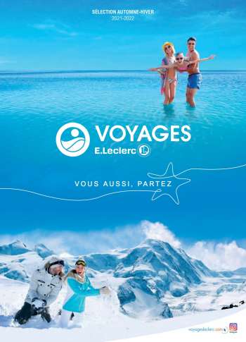 Catalogue E.Leclerc Voyages.