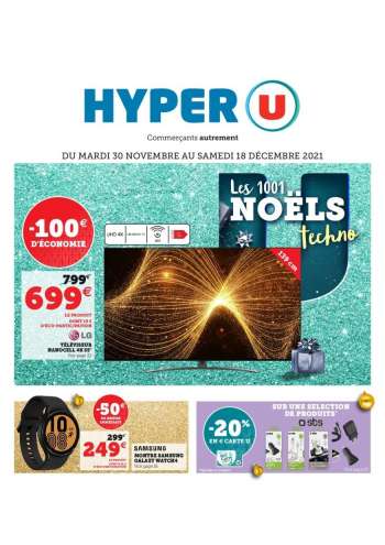 Catalogue HYPER U - 30/11/2021 - 18/12/2021.