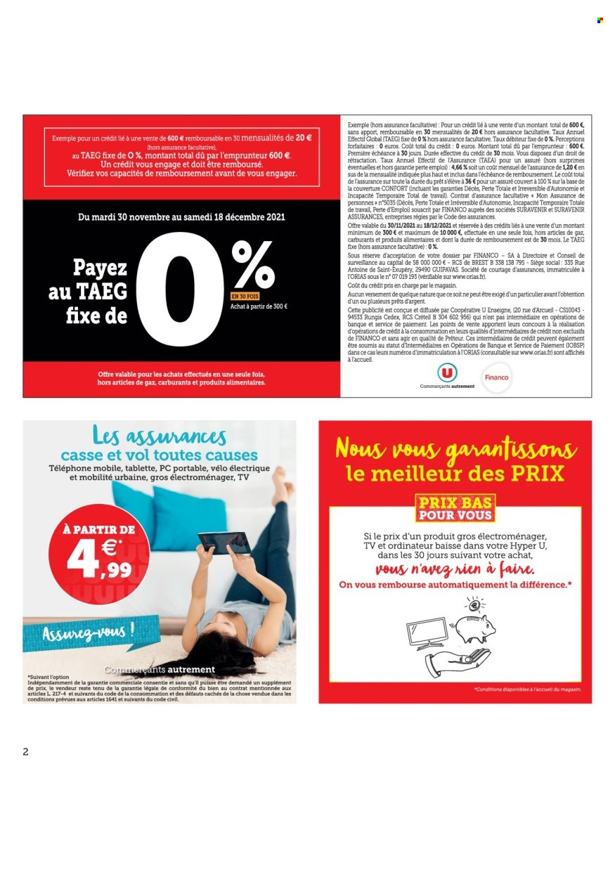 Catalogue HYPER U - 30/11/2021 - 18/12/2021. Page 2