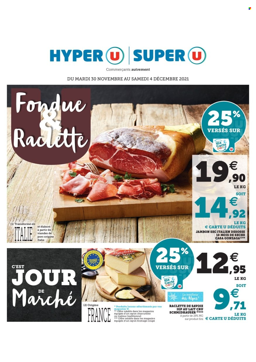 Catalogue Magasins U - 30/11/2021 - 04/12/2021. Page 1