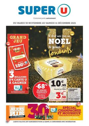 Catalogue SUPER U - 30/11/2021 - 11/12/2021.
