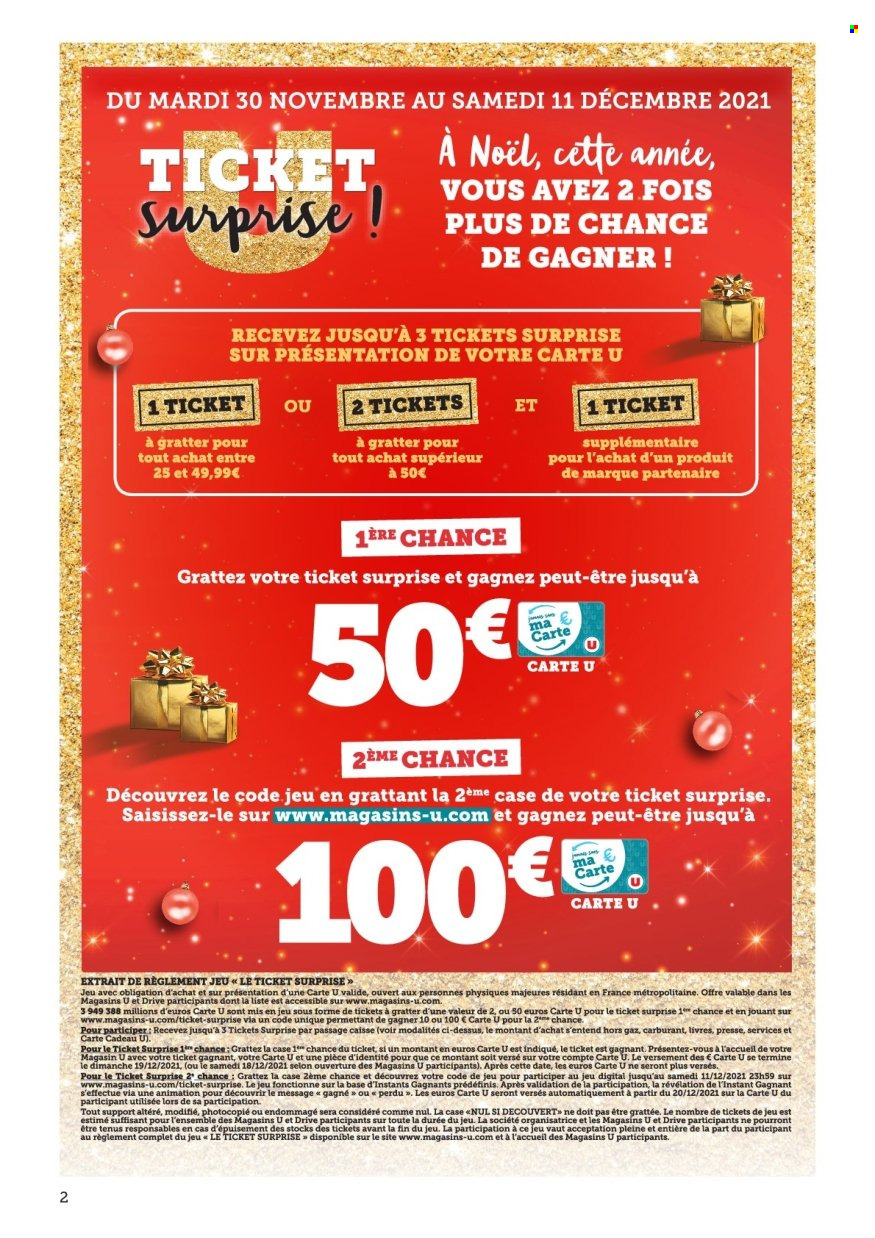 Catalogue SUPER U - 30/11/2021 - 11/12/2021. Page 2