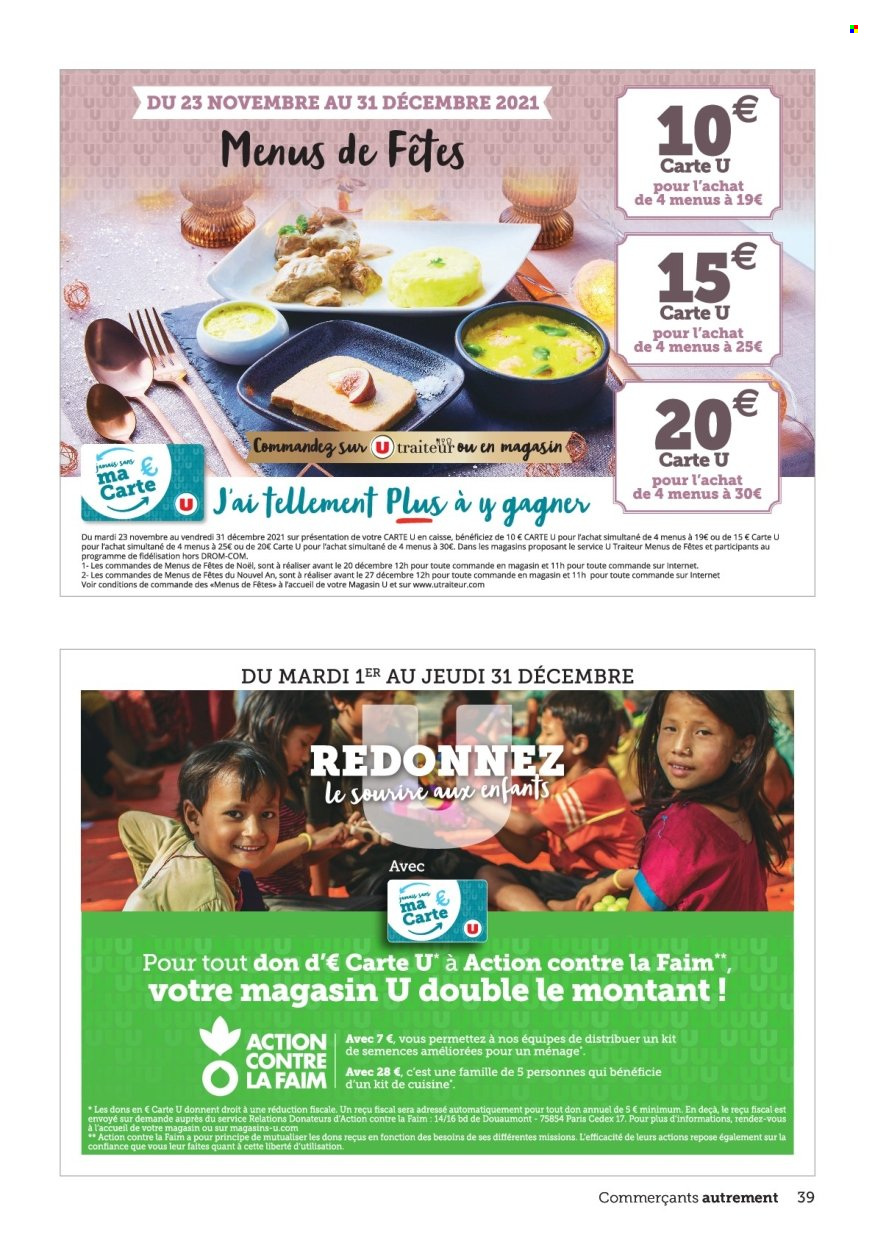 Catalogue SUPER U - 30/11/2021 - 11/12/2021. Page 39