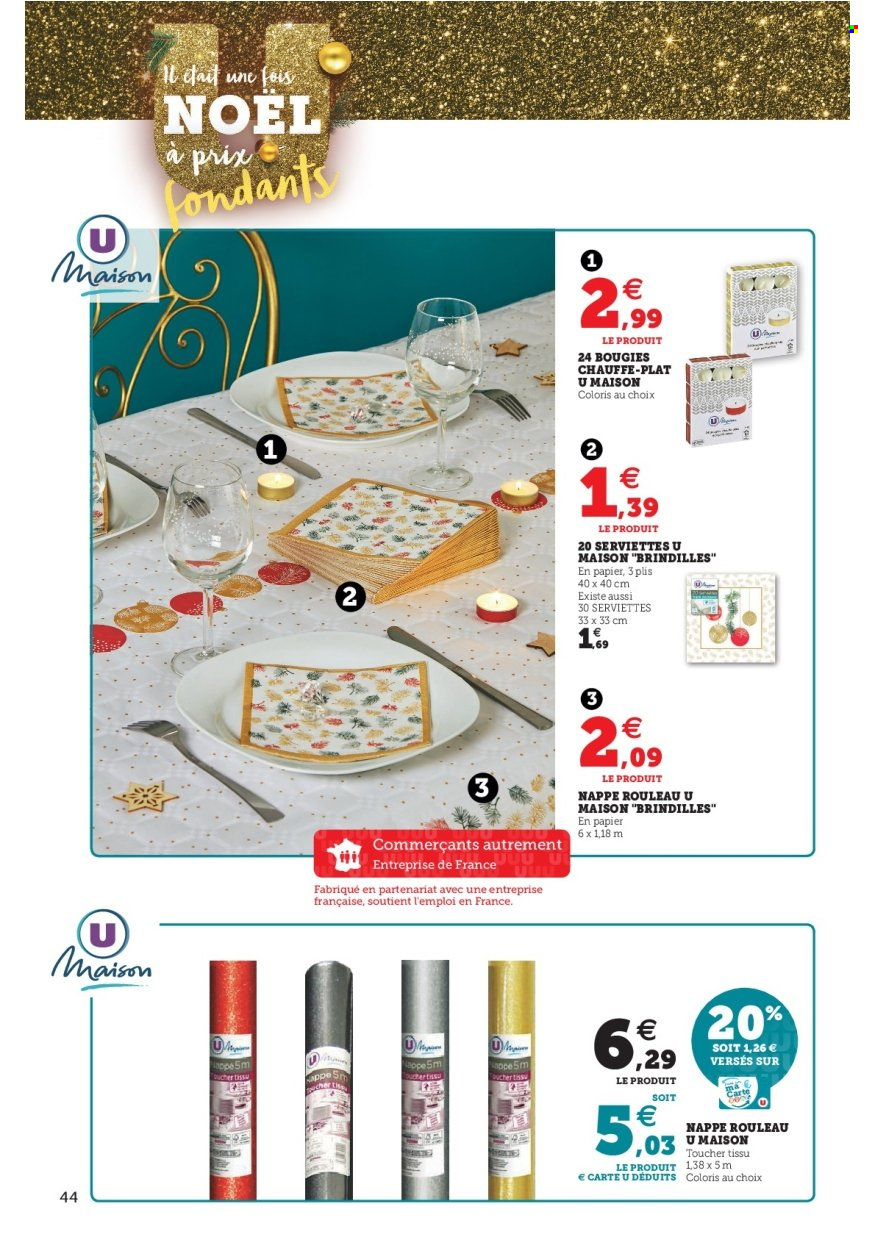 Catalogue SUPER U - 30/11/2021 - 11/12/2021. Page 44
