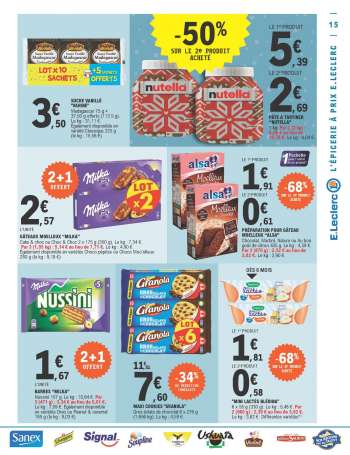 Gateau E Leclerc Prix Et Promo Vos Promos