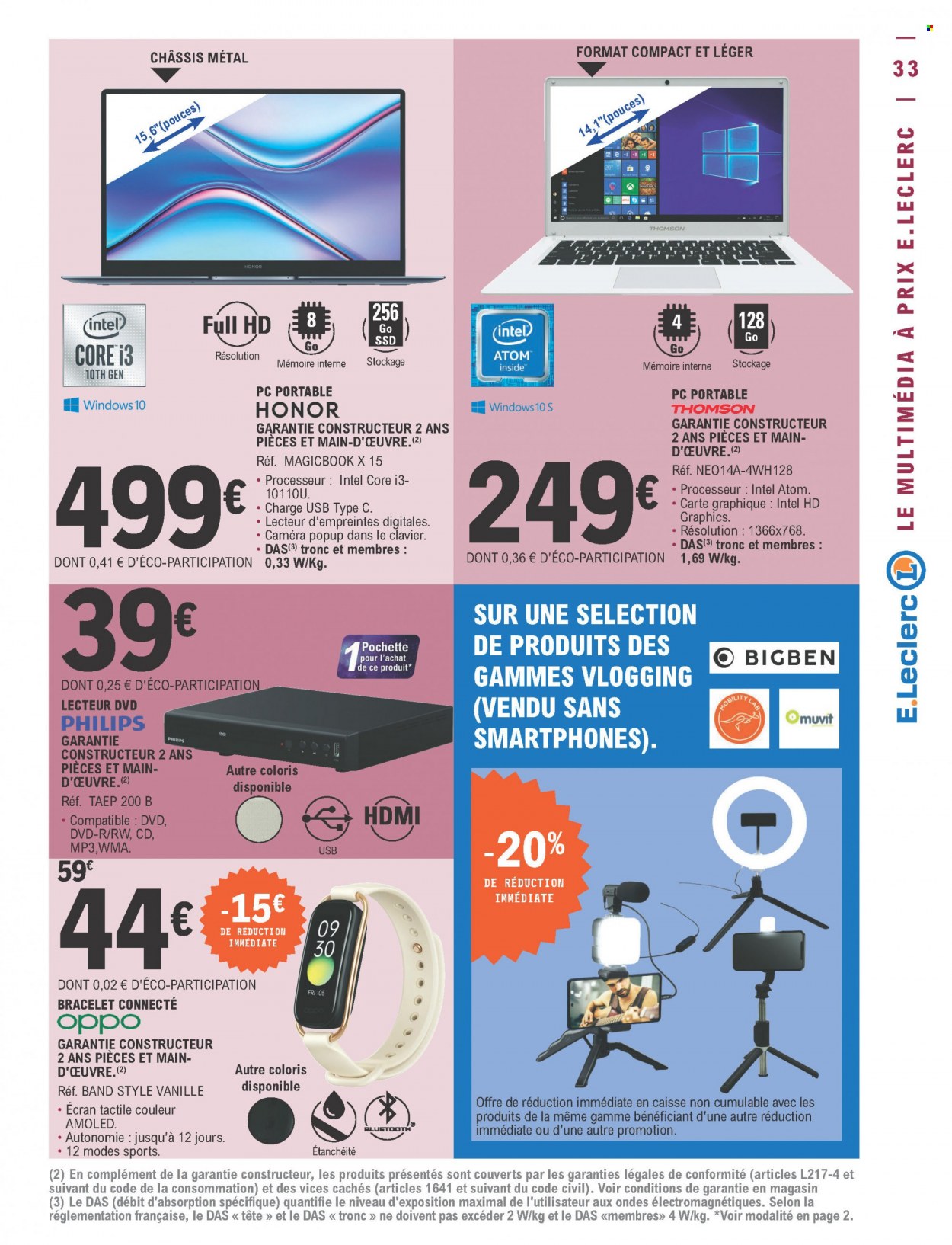 Catalogue E.Leclerc - 30/11/2021 - 11/12/2021. Page 33
