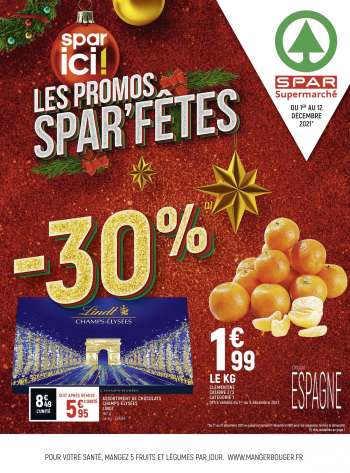 Catalogue Spar Supermarché - 01/12/2021 - 12/12/2021.