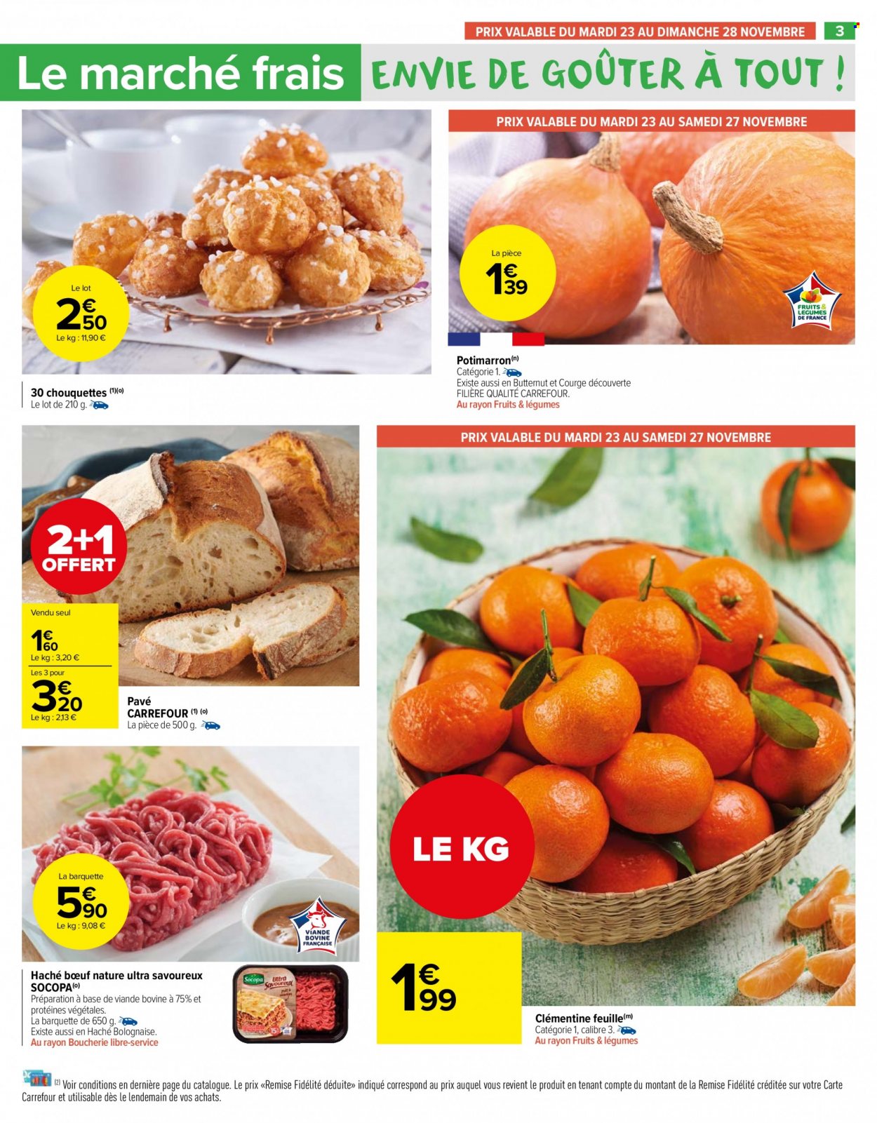 Catalogue Carrefour Market - 23/11/2021 - 05/12/2021. Page 3