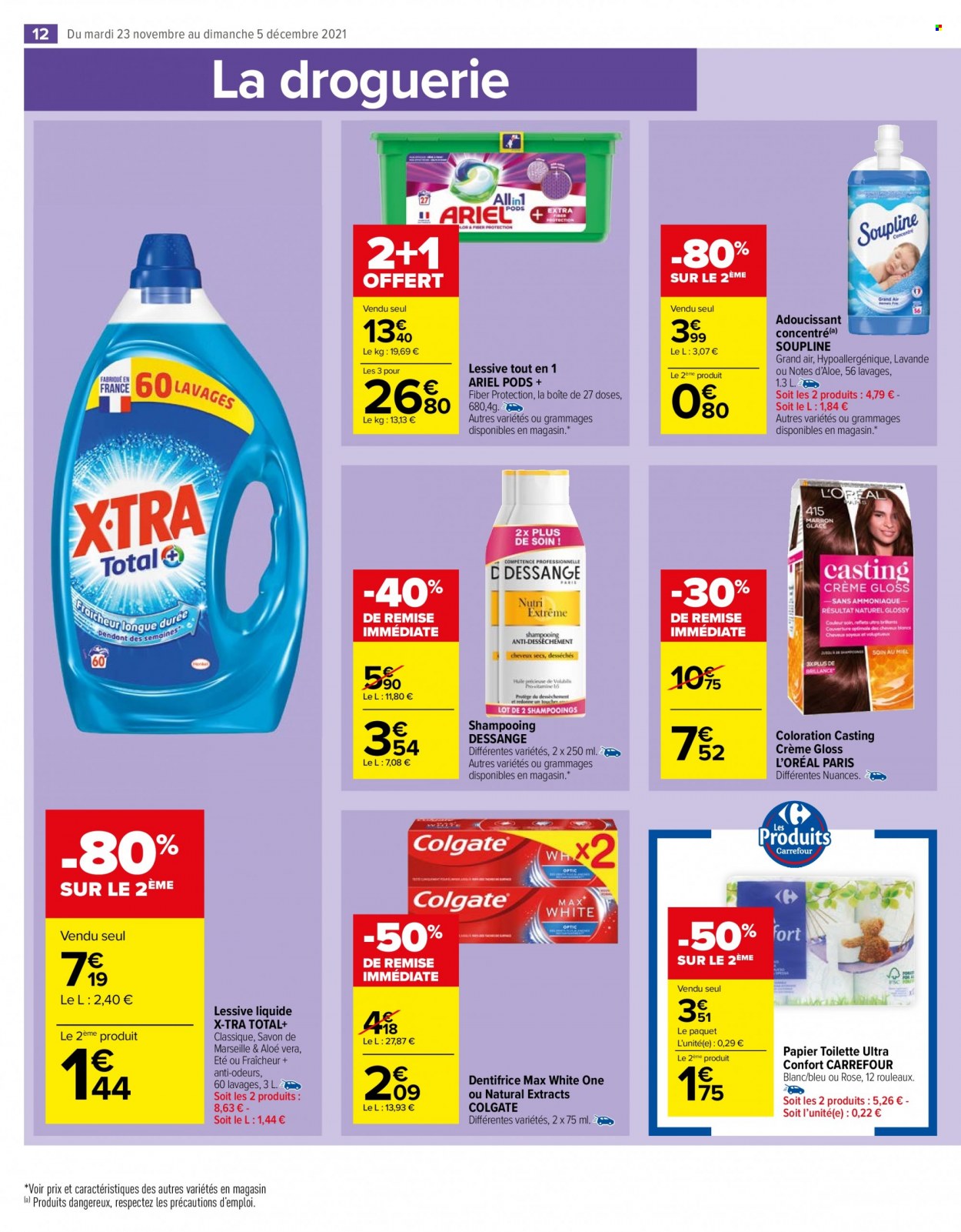 Catalogue Carrefour Market - 23/11/2021 - 05/12/2021. Page 12