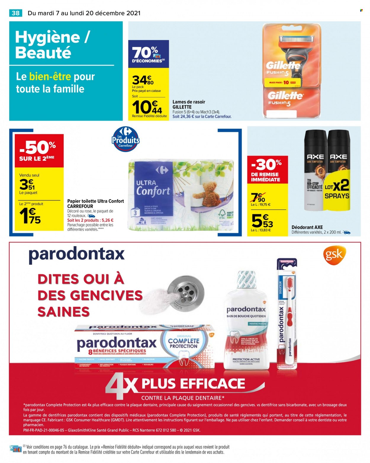 Catalogue Carrefour Hypermarchés - 07/12/2021 - 20/12/2021. Page 38