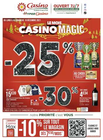 Catalogue Géant Casino - 06/12/2021 - 19/12/2021.