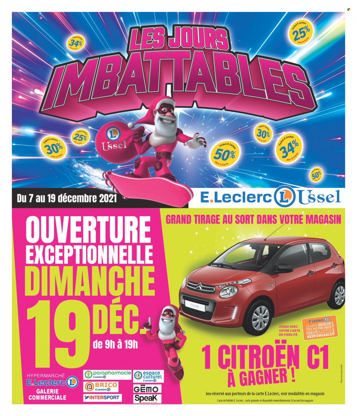 thumbnail - Catalogue E.Leclerc - 07/12/2021 - 19/12/2021 - Produits soldés - jeu. Page 1.