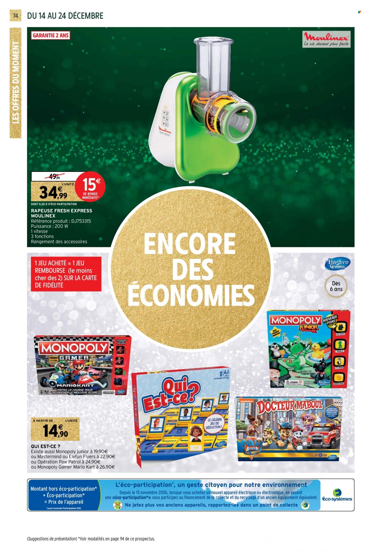 Catalogue Intermarché Super - 14/12/2021 - 24/12/2021. Page 74