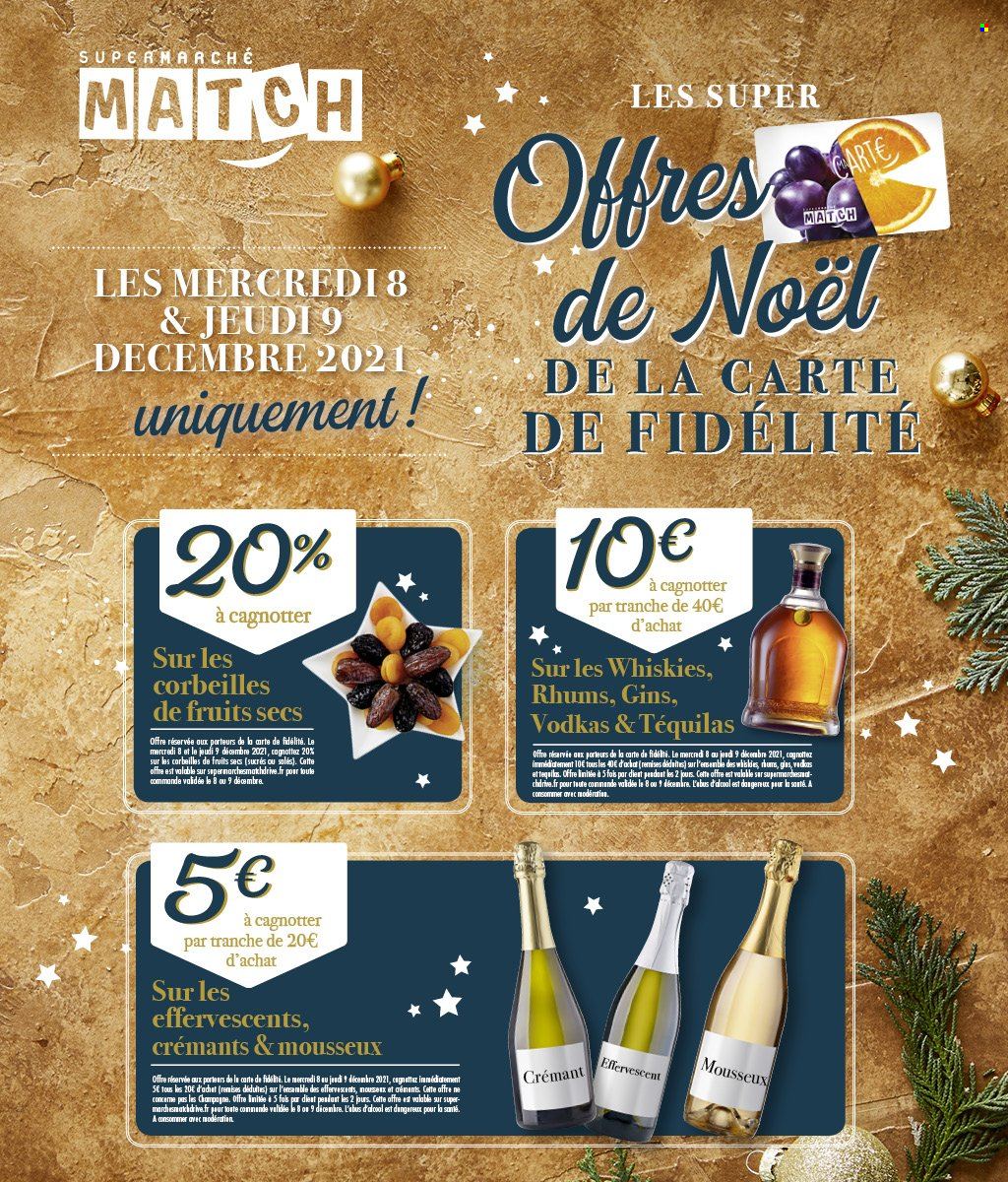 Catalogue Supermarché Match - 08/12/2021 - 09/12/2021. Page 1