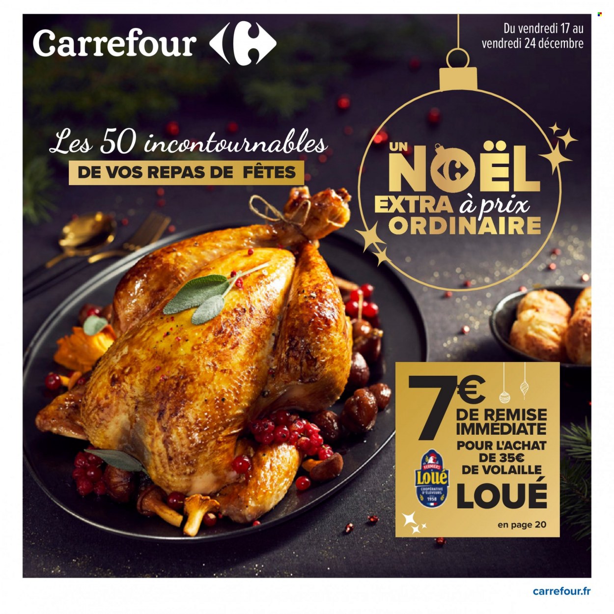 Catalogue Carrefour Hypermarchés - 17/12/2021 - 24/12/2021. Page 1