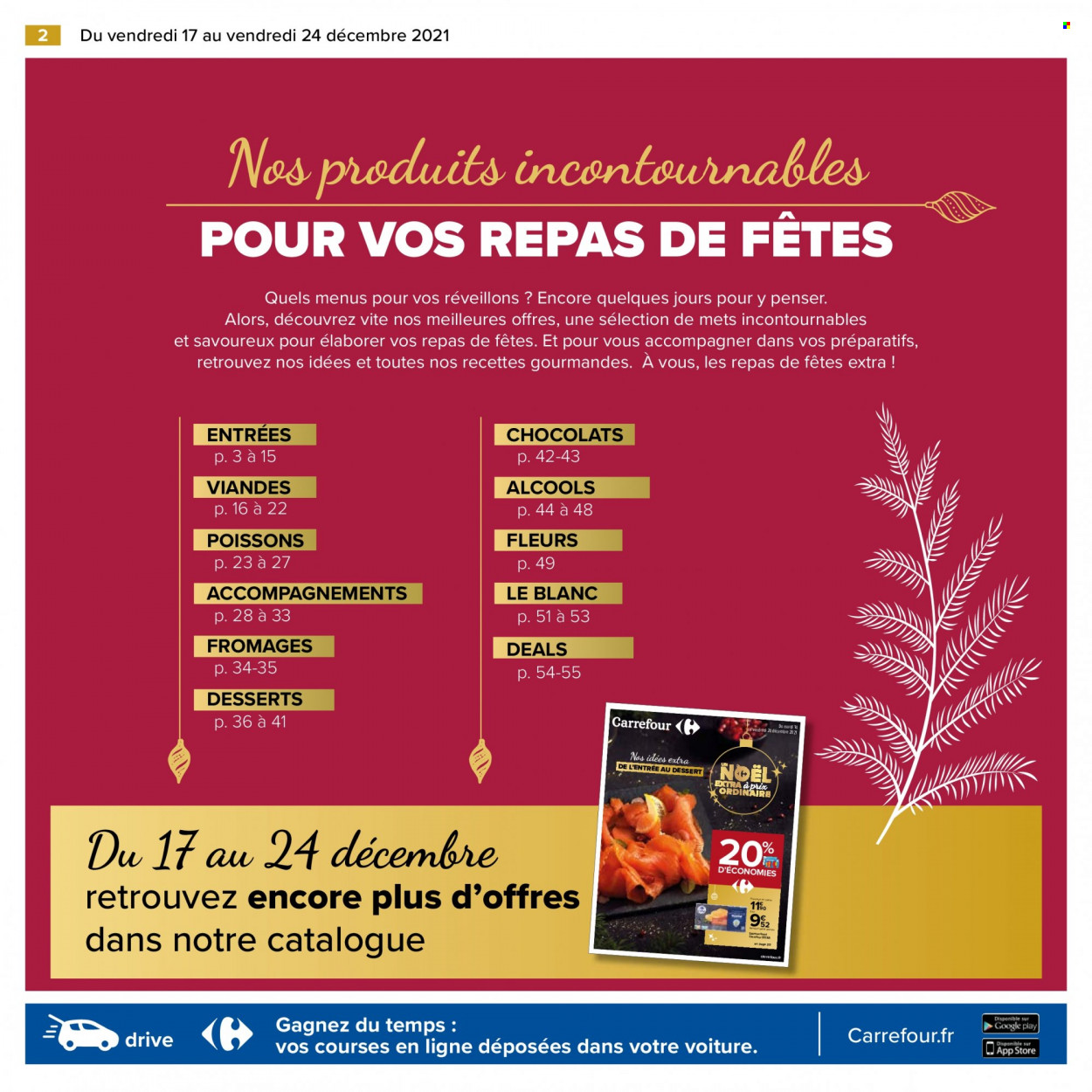 Catalogue Carrefour Hypermarchés - 17/12/2021 - 24/12/2021. Page 2