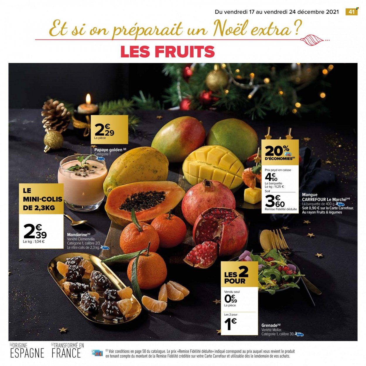 Catalogue Carrefour Hypermarchés - 17/12/2021 - 24/12/2021. Page 41