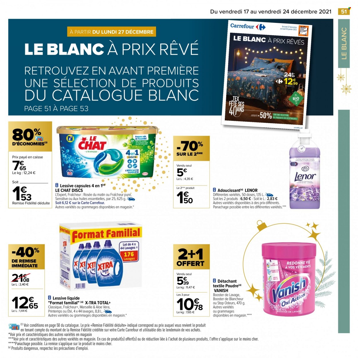 Catalogue Carrefour Hypermarchés - 17/12/2021 - 24/12/2021. Page 51