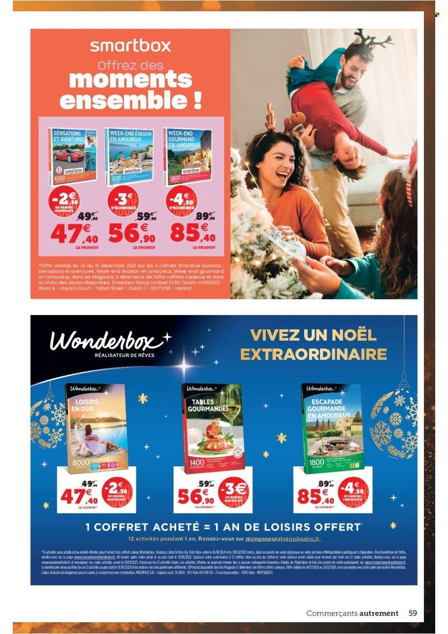 Catalogue SUPER U - 14/12/2021 - 24/12/2021. Page 59
