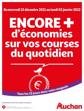 Catalogue Auchan - 15/12/2021 - 03/01/2022.