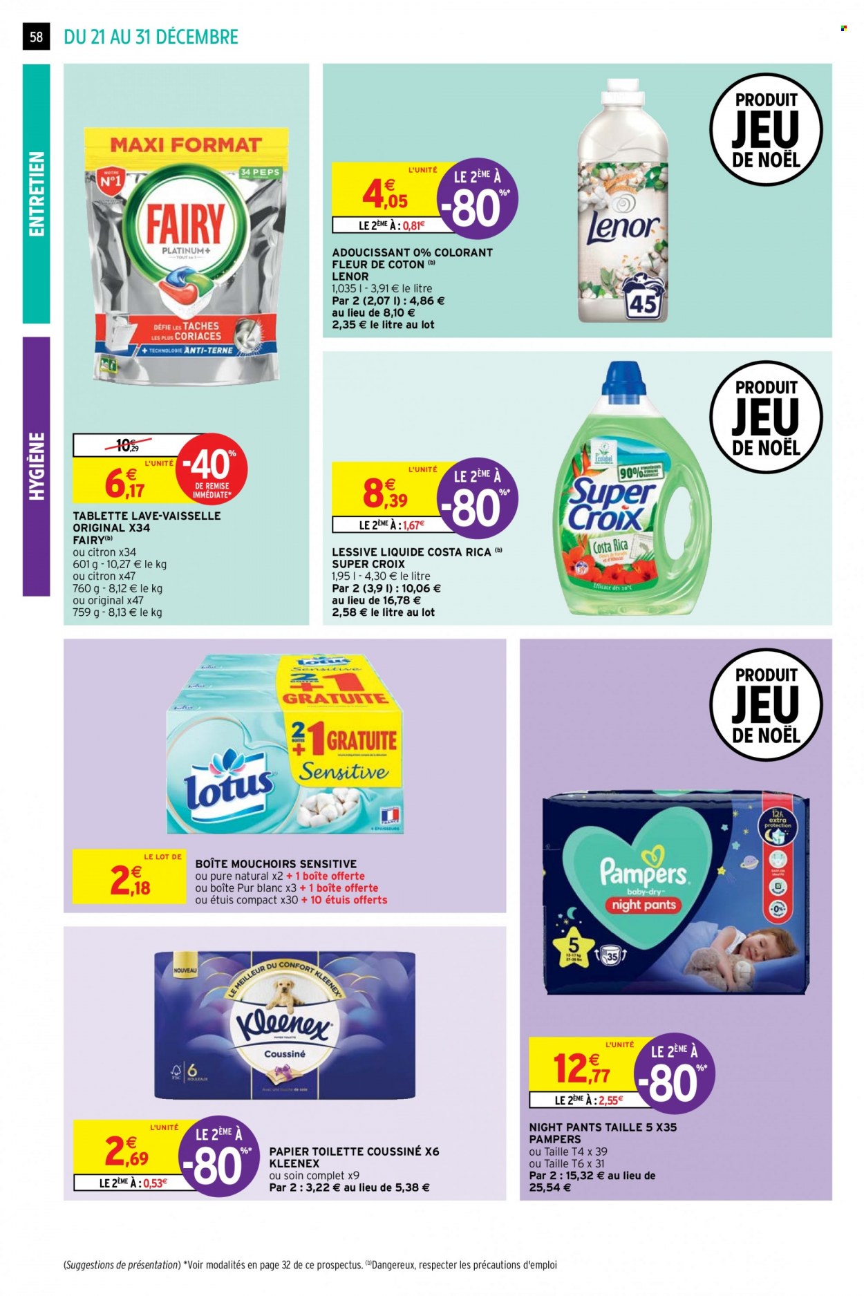 Catalogue Intermarché Super - 21/12/2021 - 31/12/2021. Page 58