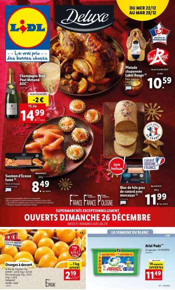 Catalogue Lidl - 22/12/2021 - 28/12/2021.
