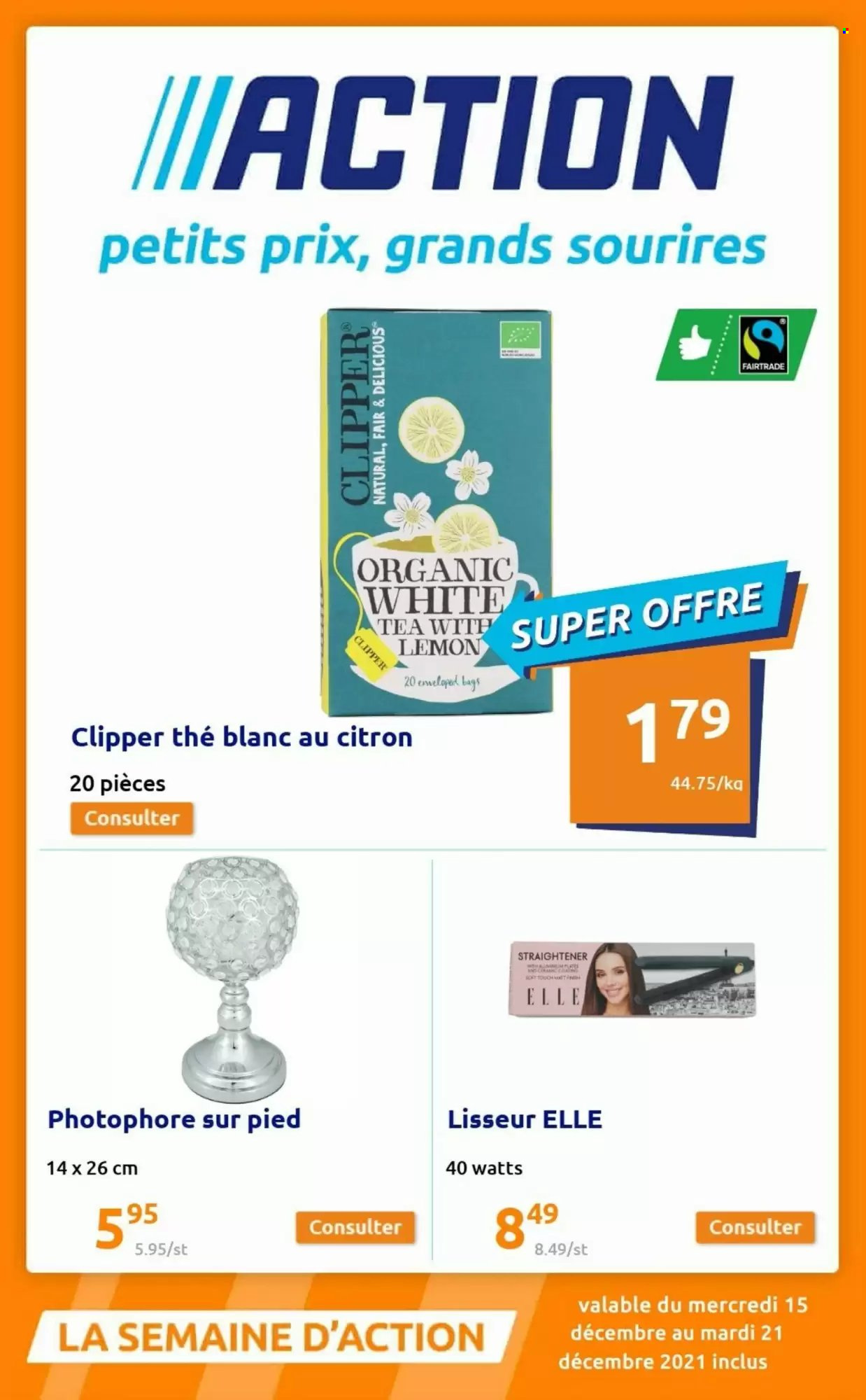 Catalogue Action - 15/12/2021 - 21/12/2021. Page 1