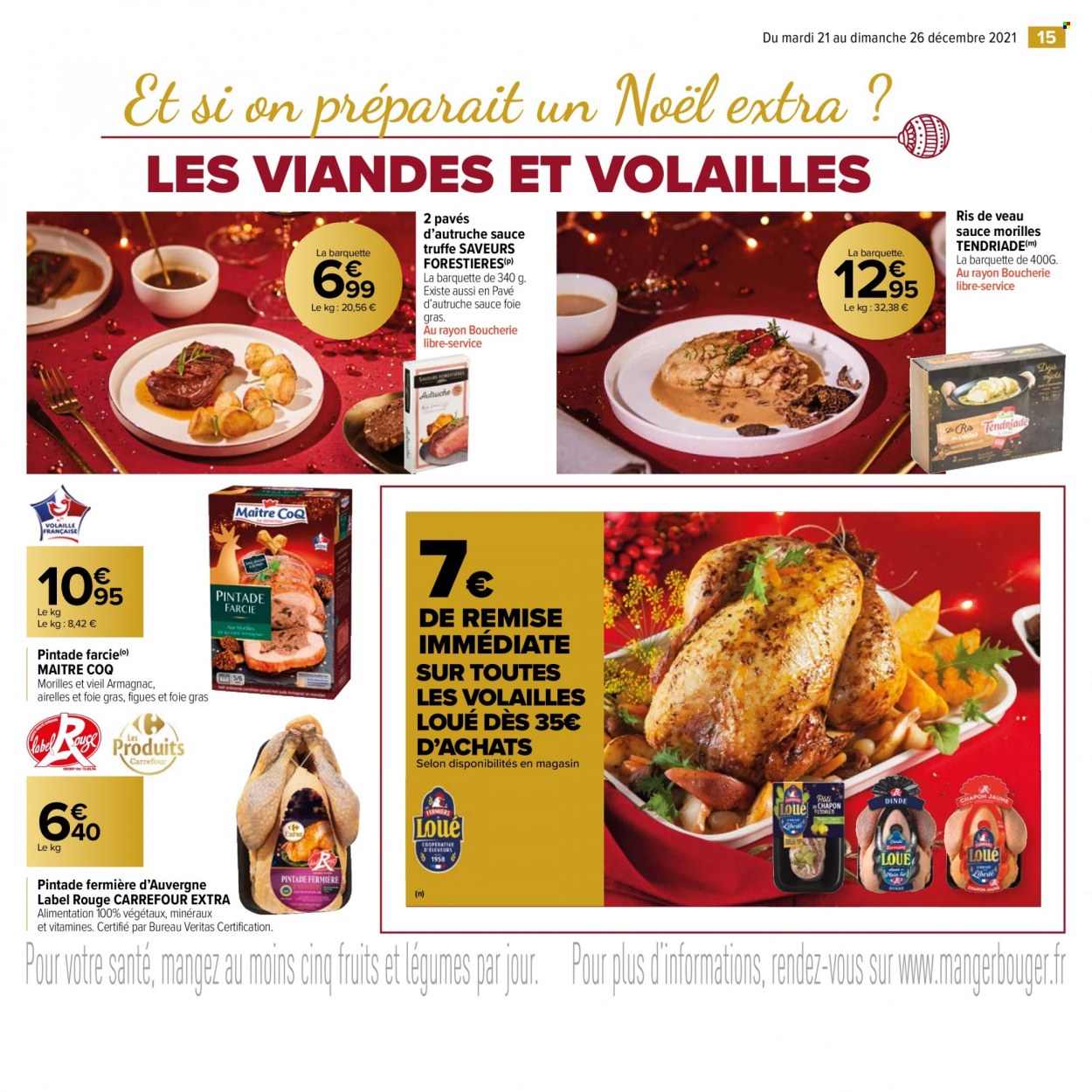 Catalogue Carrefour Market - 21/12/2021 - 26/12/2021. Page 15