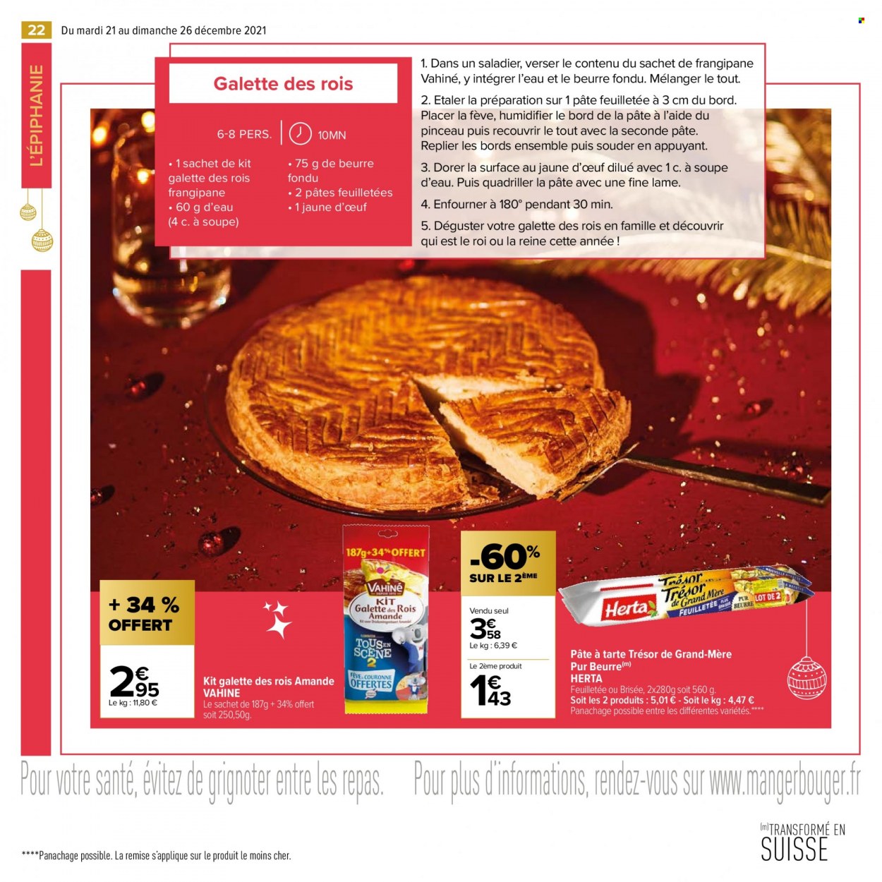 Catalogue Carrefour Market - 21/12/2021 - 26/12/2021. Page 22