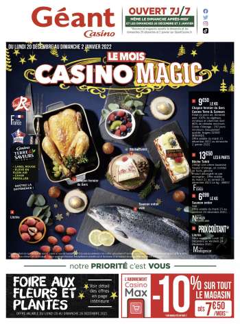 Catalogue Géant Casino - 20/12/2021 - 02/01/2022.