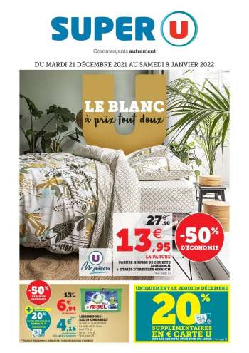 Catalogue SUPER U - 21/12/2021 - 08/01/2022.