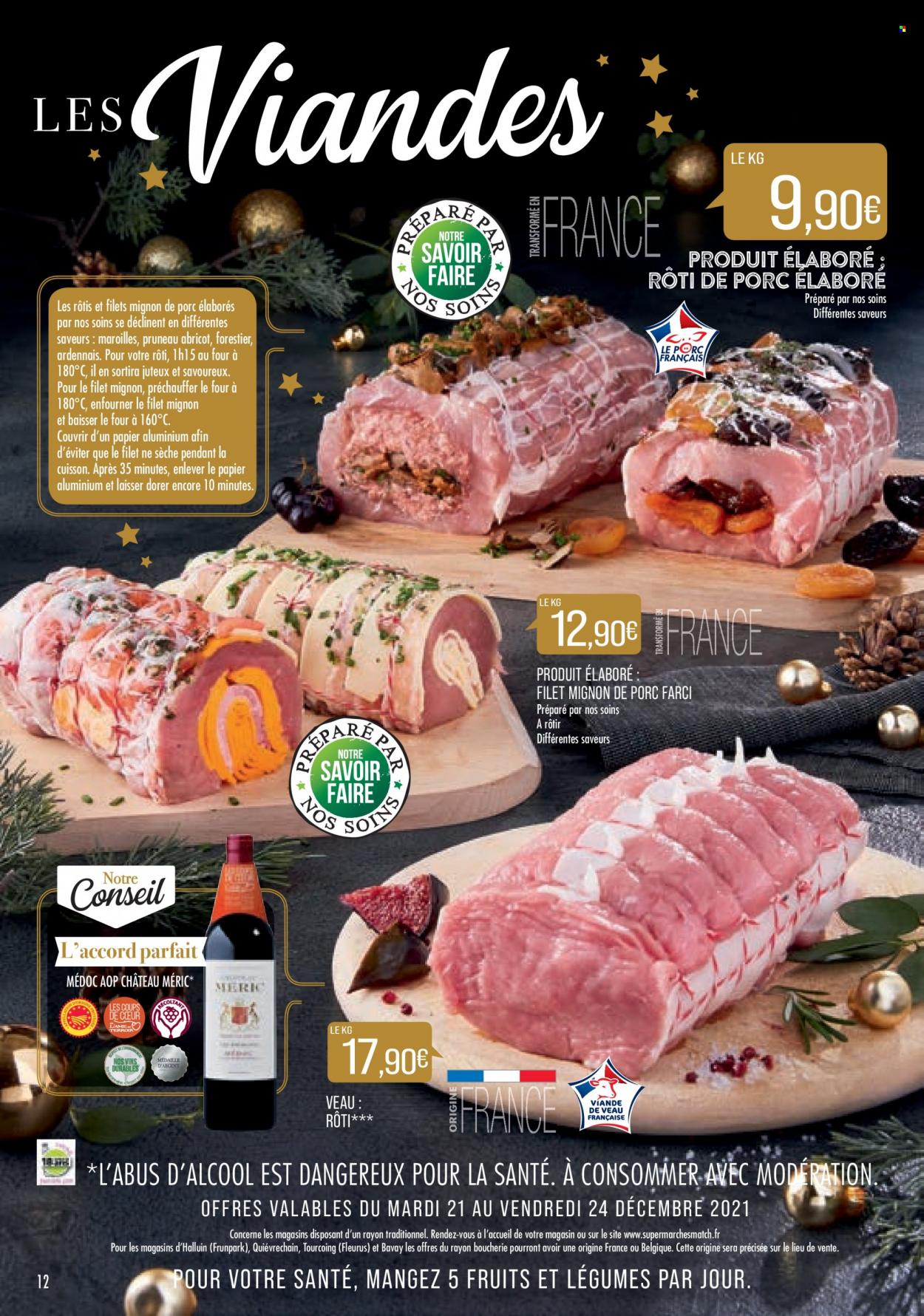 Catalogue Supermarché Match - 21/12/2021 - 02/01/2022. Page 12