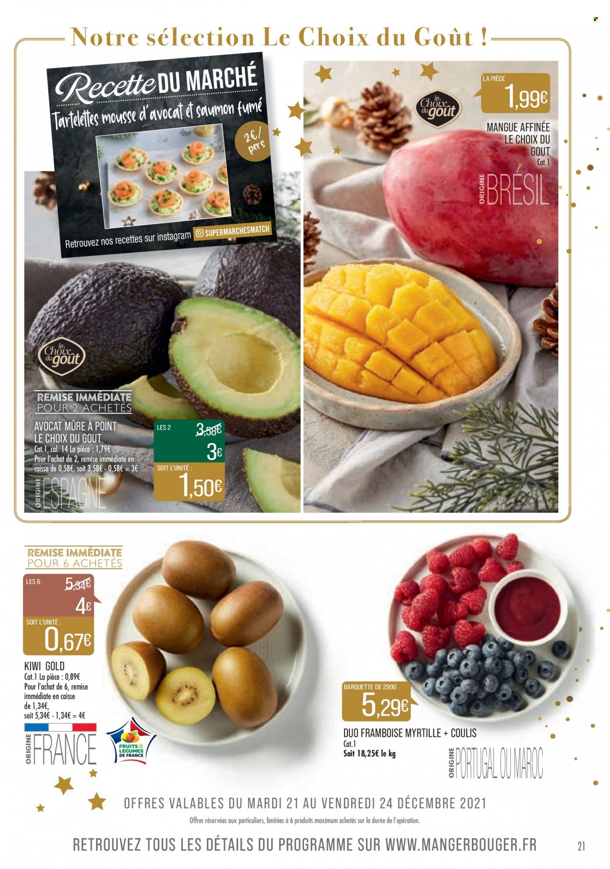 Catalogue Supermarché Match - 21/12/2021 - 02/01/2022. Page 21