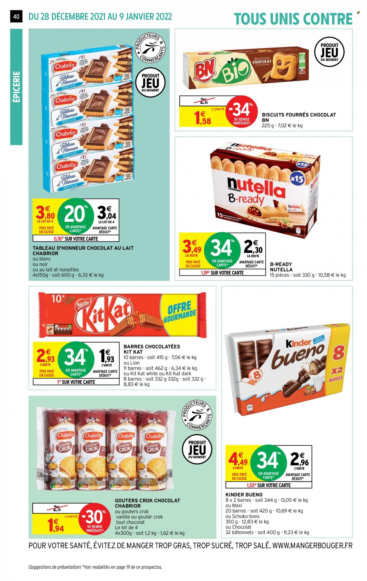 Catalogue Intermarché Super - 28/12/2021 - 09/01/2022. Page 40