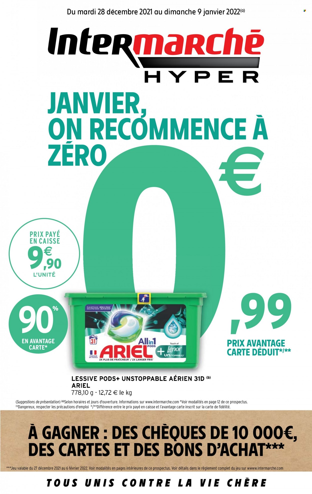 Catalogue Intermarché Hyper - 28/12/2021 - 09/01/2022. Page 1