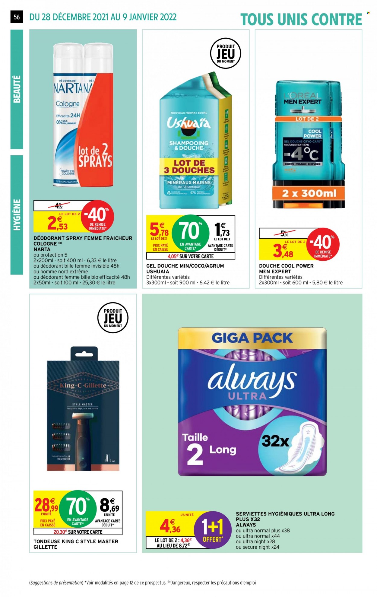 Catalogue Intermarché Hyper - 28/12/2021 - 09/01/2022. Page 56