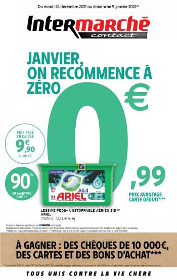 Catalogue Intermarché Contact - 28/12/2021 - 09/01/2022.