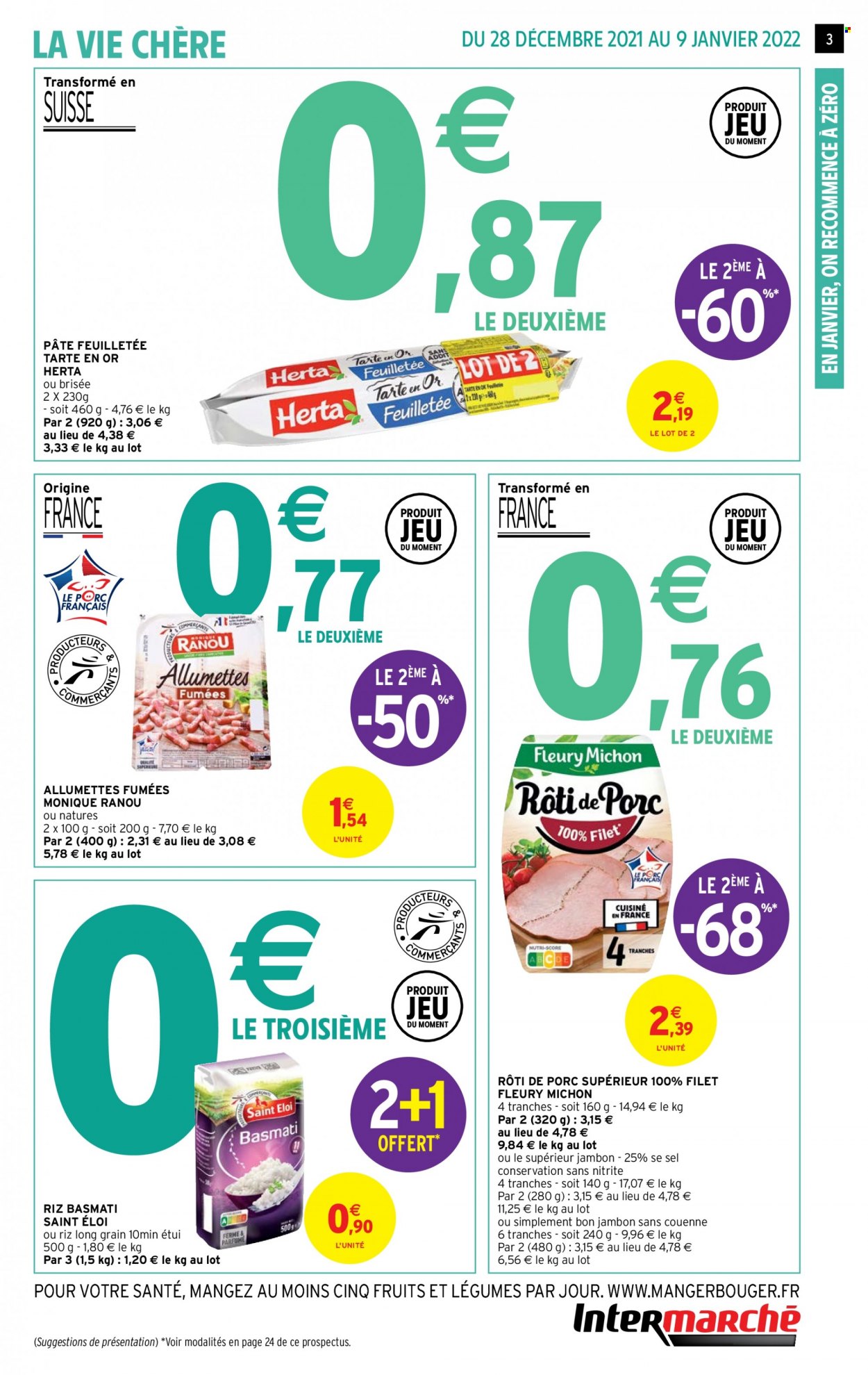 Catalogue Intermarché Contact - 28/12/2021 - 09/01/2022. Page 3