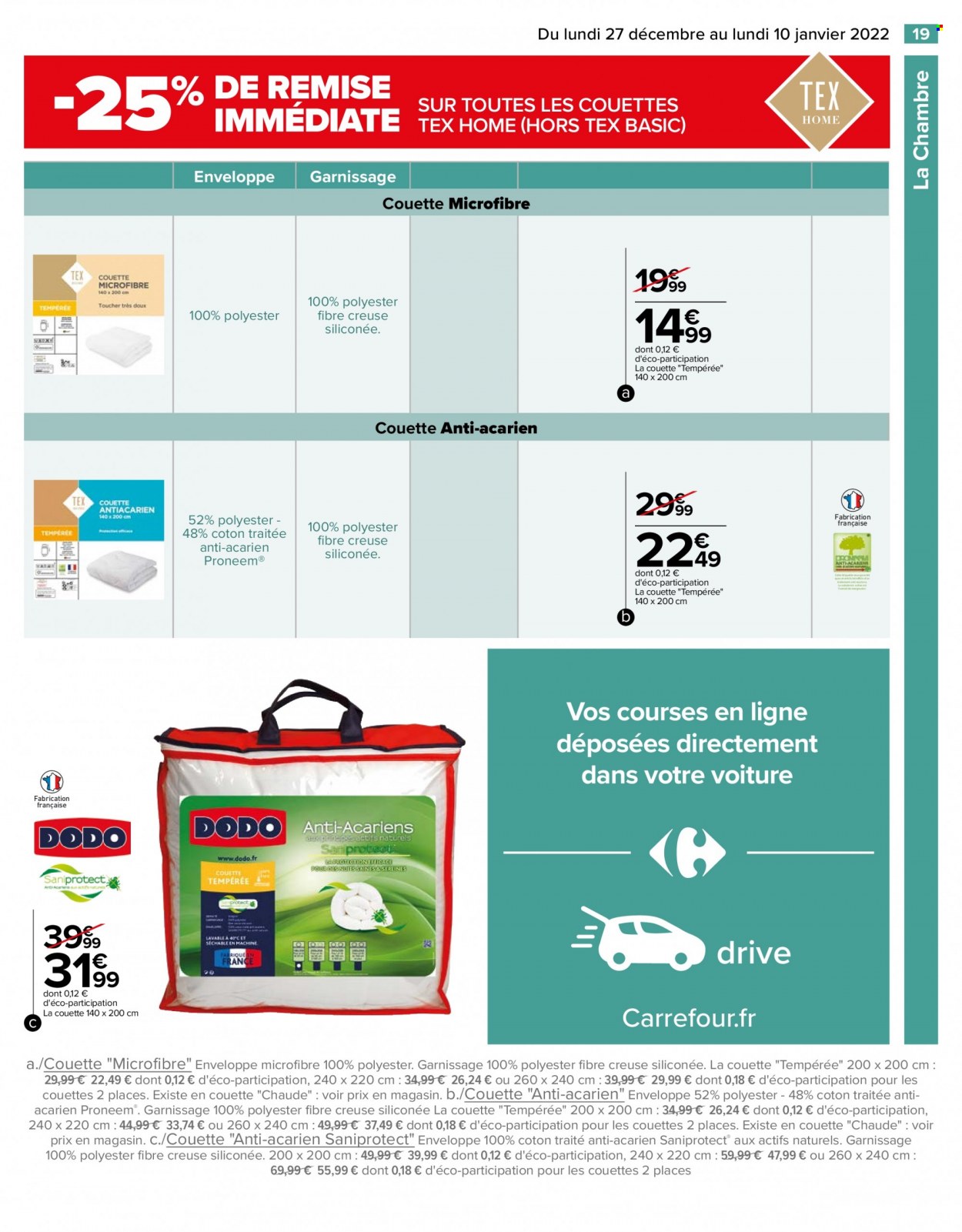 Catalogue Carrefour Hypermarchés - 27/12/2021 - 10/01/2022. Page 19