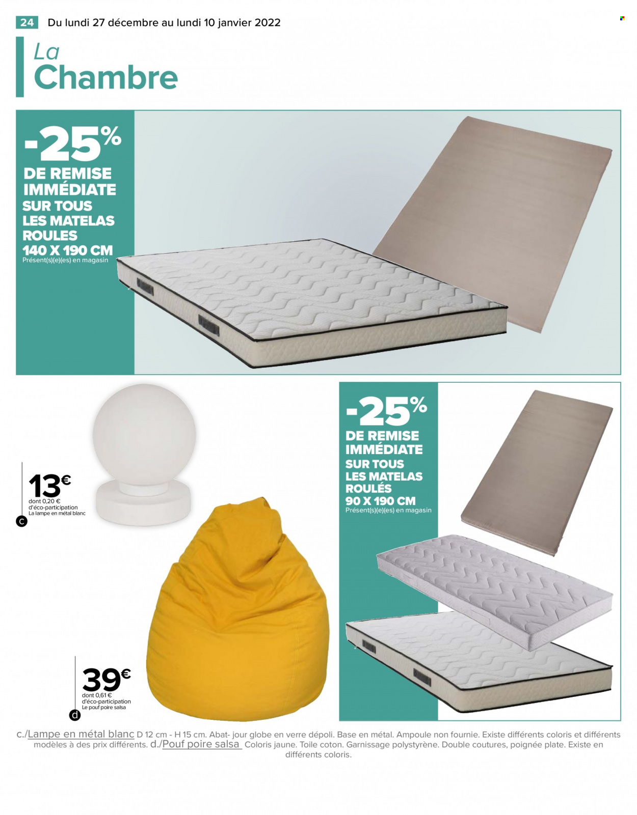 Catalogue Carrefour Hypermarchés - 27/12/2021 - 10/01/2022. Page 24