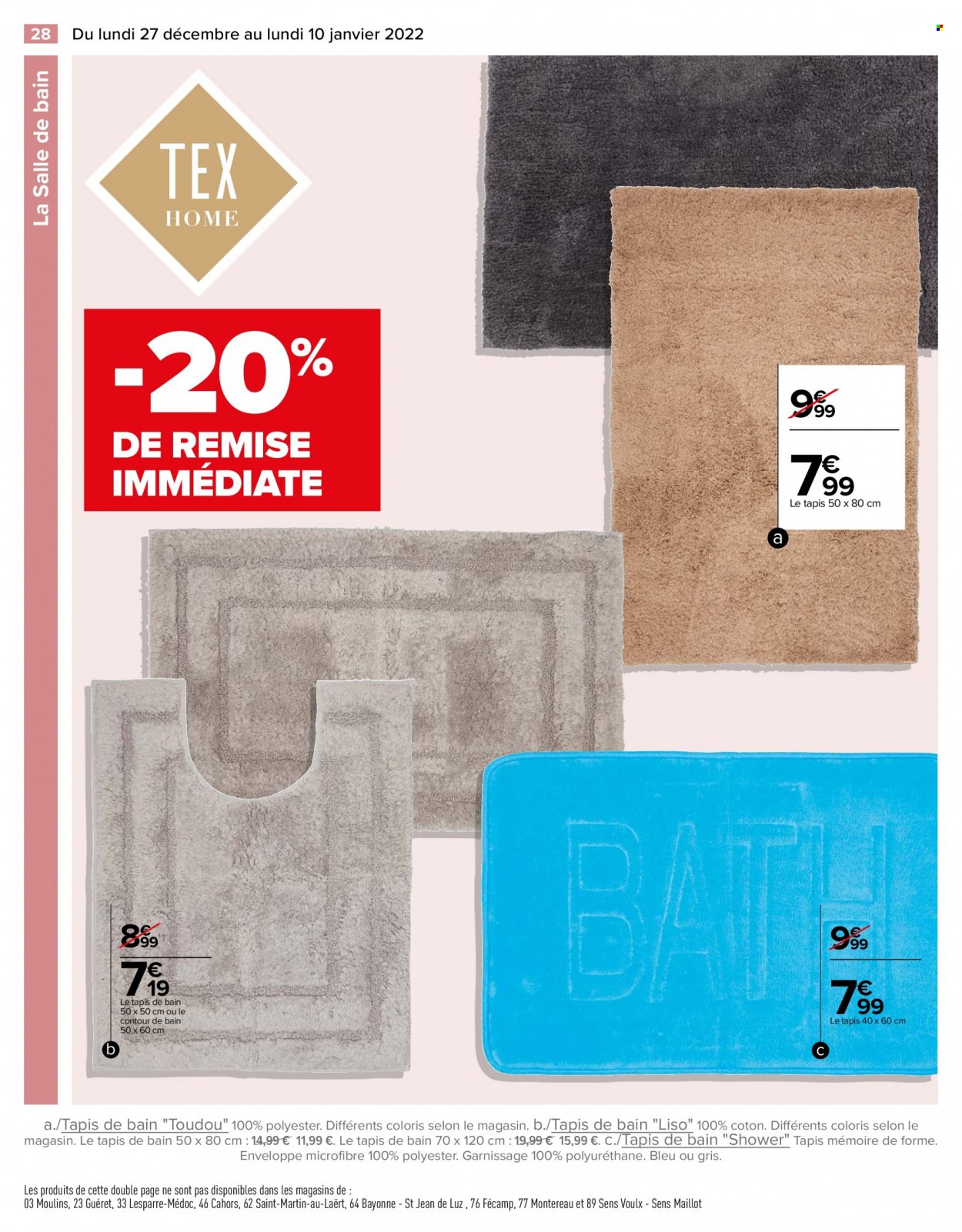 Catalogue Carrefour Hypermarchés - 27/12/2021 - 10/01/2022. Page 28
