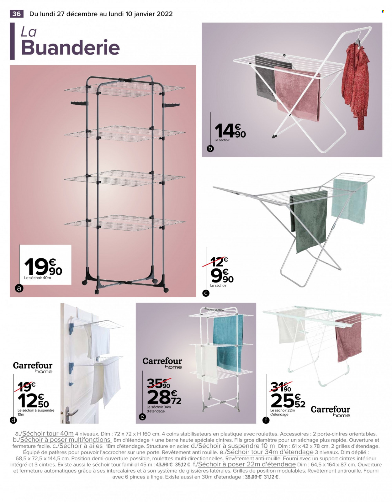 Catalogue Carrefour Hypermarchés - 27/12/2021 - 10/01/2022. Page 36