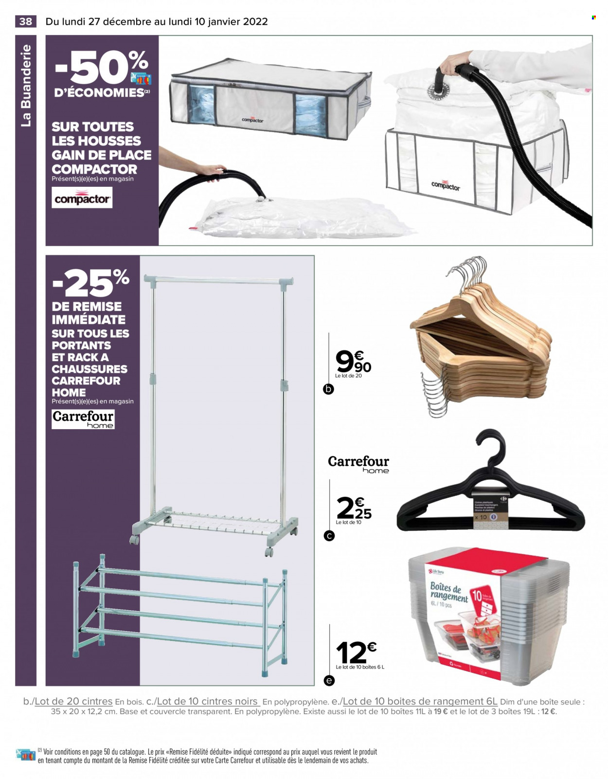 Catalogue Carrefour Hypermarchés - 27/12/2021 - 10/01/2022. Page 38